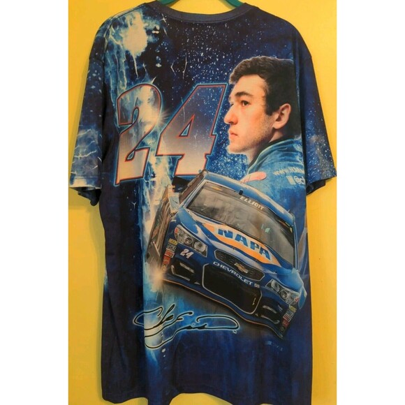Official Hendricks Motorsports CHASE ELLIOT 24 All-Over Print Nascar Mens Tee XL - Picture 5 of 6